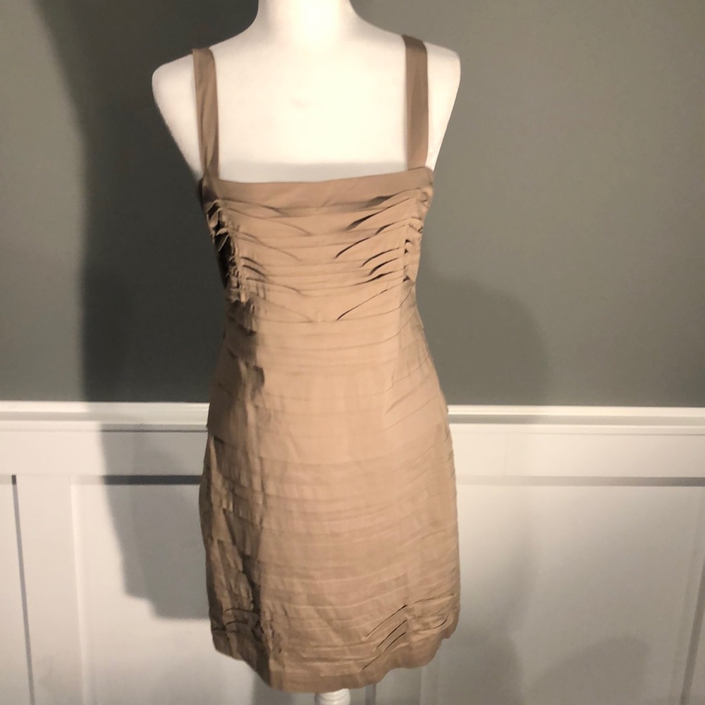 BCBG Beige Dress